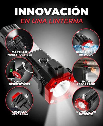 LINTERNA MILITAR 6 EN 1 – TU ARMA CONTRA LA OSCURIDAD