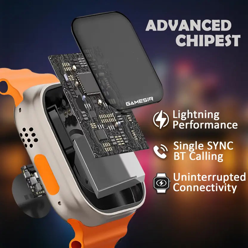 RELOJ INTELIGENTE SMARTWATCH ULTRA CON CÁMARA + CHIP + 7 CORREAS GRATIS 🎁