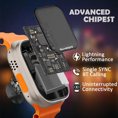 RELOJ INTELIGENTE SMARTWATCH ULTRA CON CÁMARA + CHIP + 7 CORREAS GRATIS 🎁