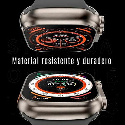 RELOJ INTELIGENTE SMARTWATCH ULTRA CON CÁMARA + CHIP + 7 CORREAS GRATIS 🎁