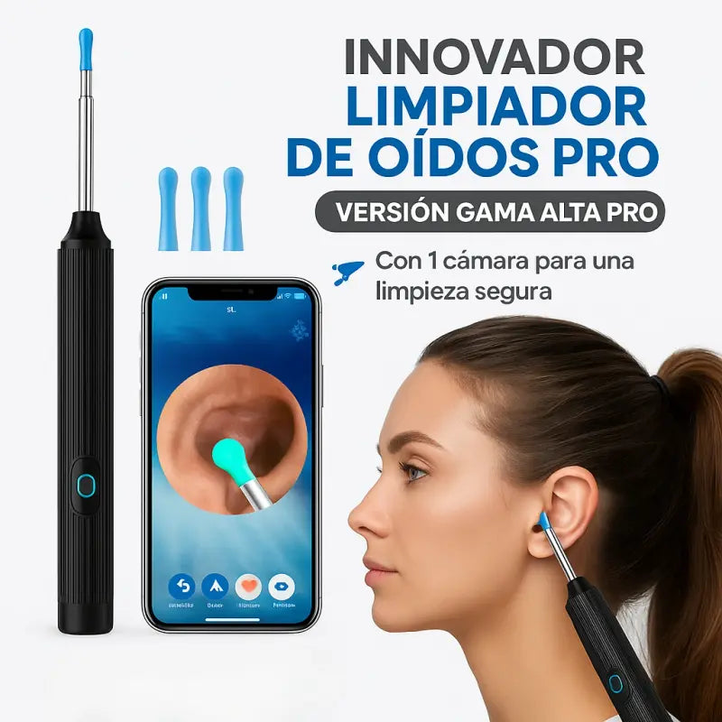 KIT LIMPIADOR DE OÍDOS HD – ADIÓS COPITOS, LIMPIEZA PROFUNDA Y SEGURA
